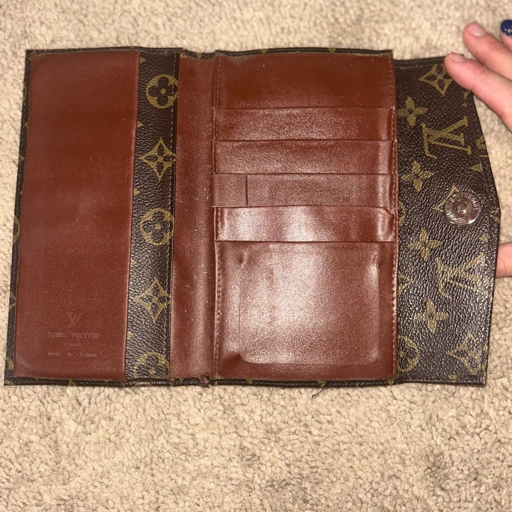 Louis Vuitton Monogram Canvas Brown & Gold Continental Wallet - Picture 3 of 9